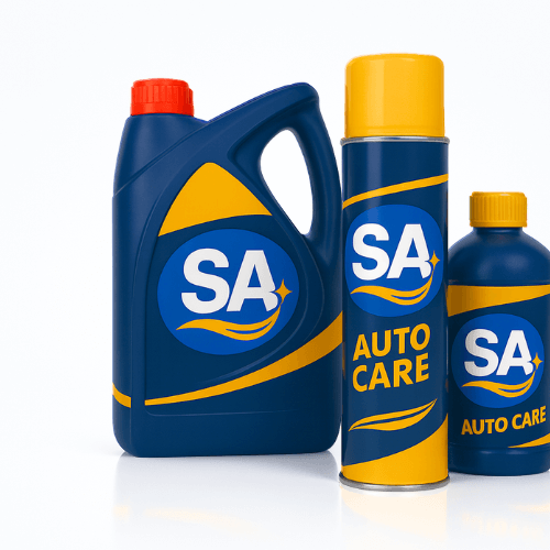 หน้าปกแคตตาล็อก ผลิตภัณฑ์ดูแลรถ Siam Auto Shop (SA)